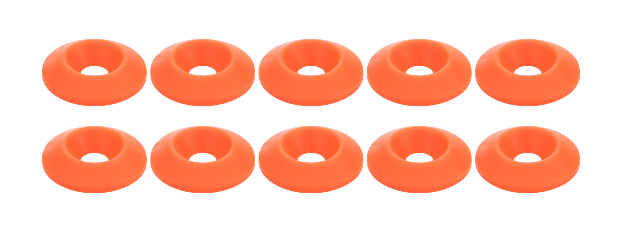 Countersunk Washer Fluorescent Orange 10pk