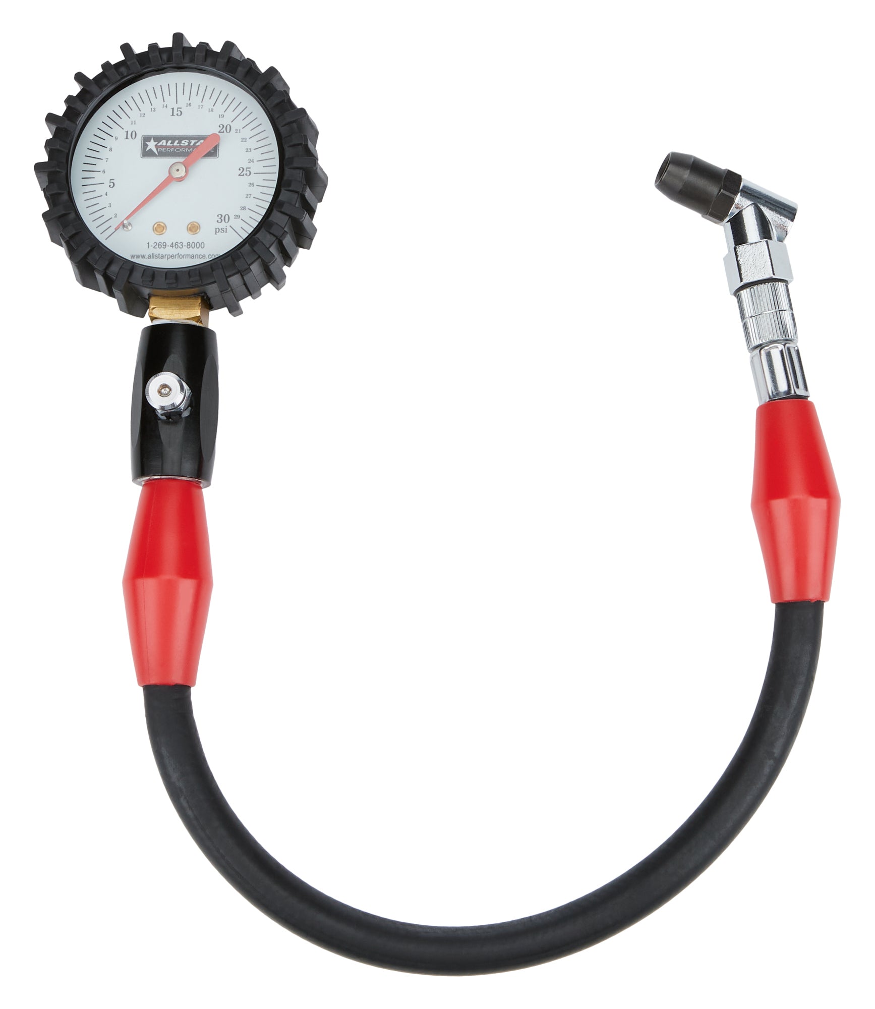 Tire Pressure Gauge 0-30 PSI 2-1/4in Glow