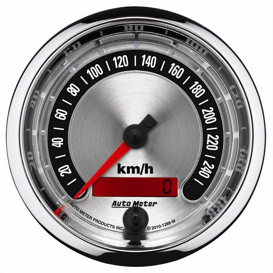 3-3/8 A/M Speedometer 260KPH