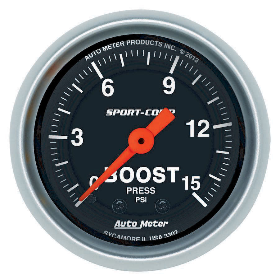 2-1/16 S/C  Boost  Gauge 0-15 PSI