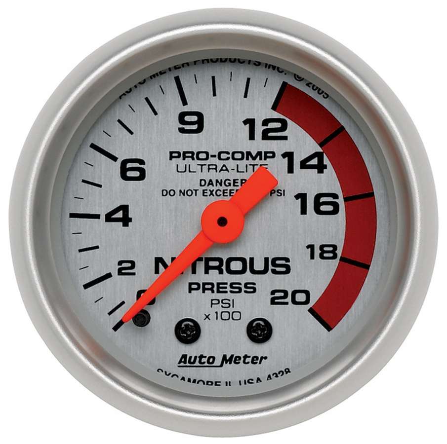 2-1/16in U/L NOS Pressure Gauge 0-2000psi