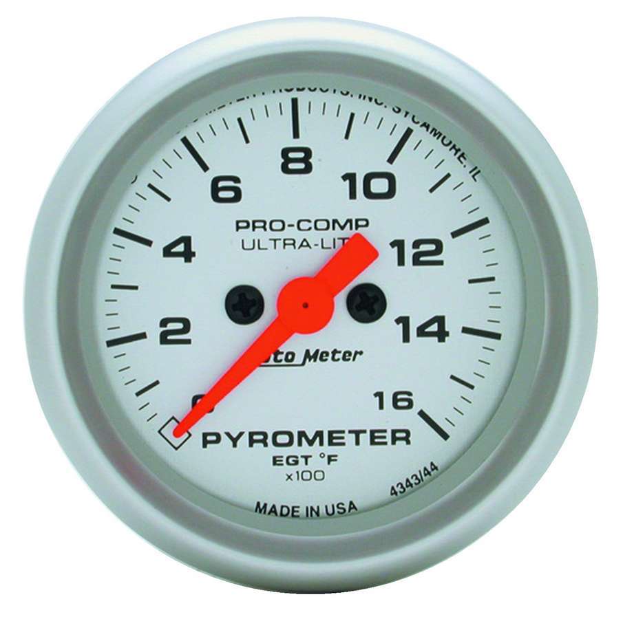 2-1/16in U/L EGT Pyrometer Kit 0-1600