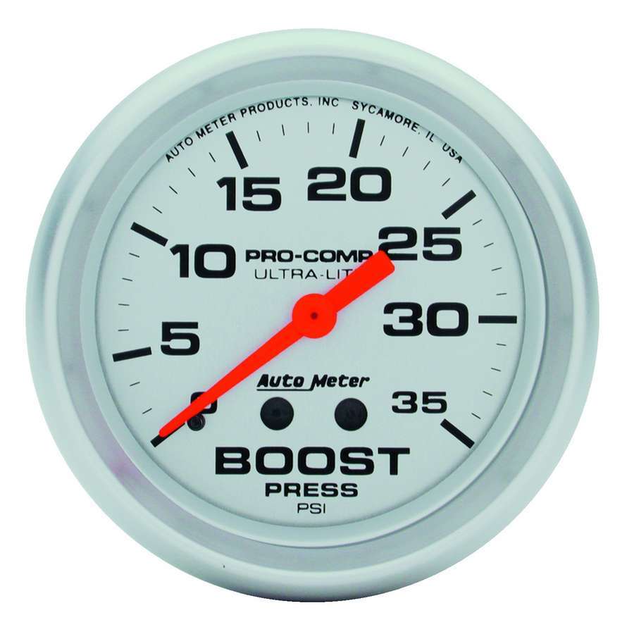 2-5/8in Ultra-Lite 0-35 Boost Gauge