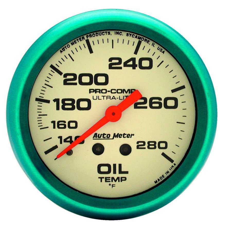 2-5/8 Ultra-Nite Oil Temp Gauge 140-280