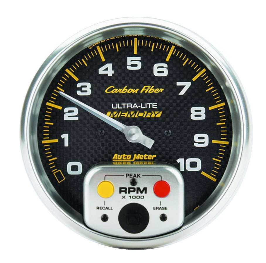 5in C/F In-Dash Tach 10000RPM