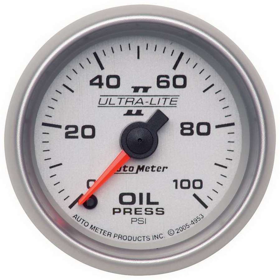 2-1/16in U/L II Oil Pressure Gauge 0-100psi