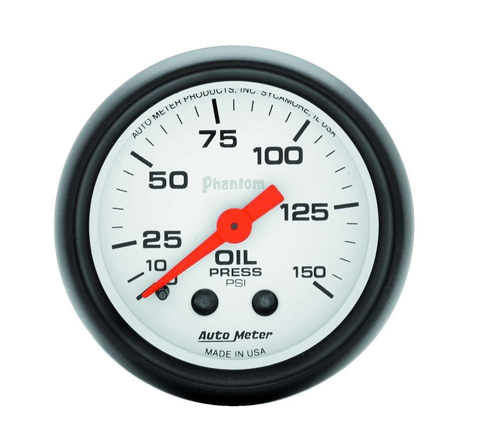 2-1/16in Phantom Oil Press. Gauge 0-150psi