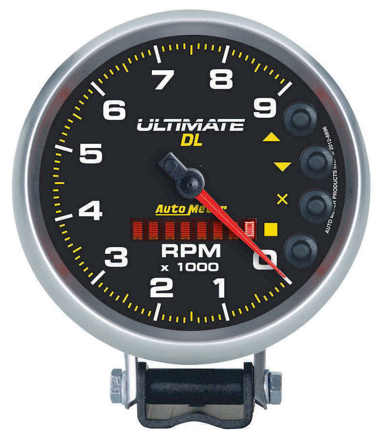 5in Ultimate DL Tach 9000 RPM Black