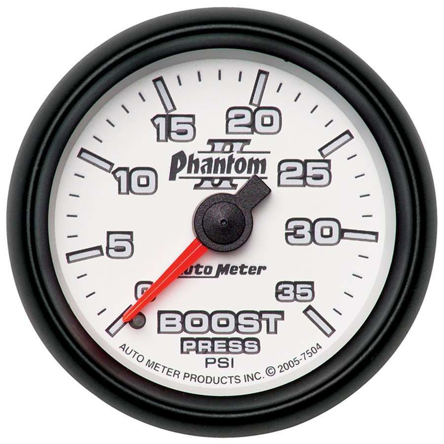 2-1/16in P/S II Boost Gauge 0-35psi