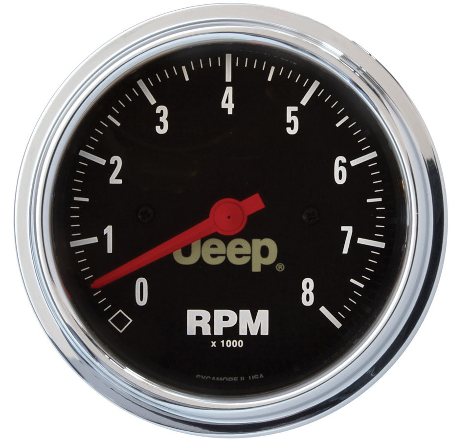 3-3/8 8000 RPM Tach - Jeep Series