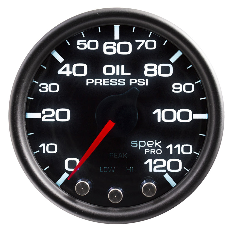 Spek-Pro Oil Pressure Gauge 0-120psi 2-1/16