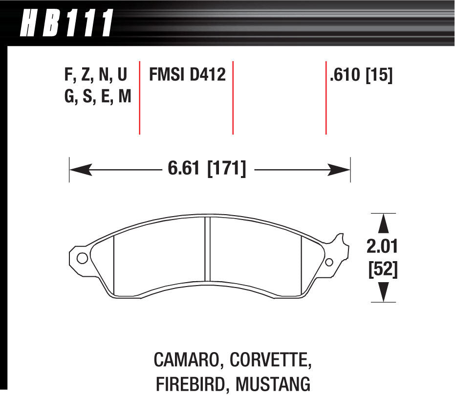 Performance Street Brake Pads (4)