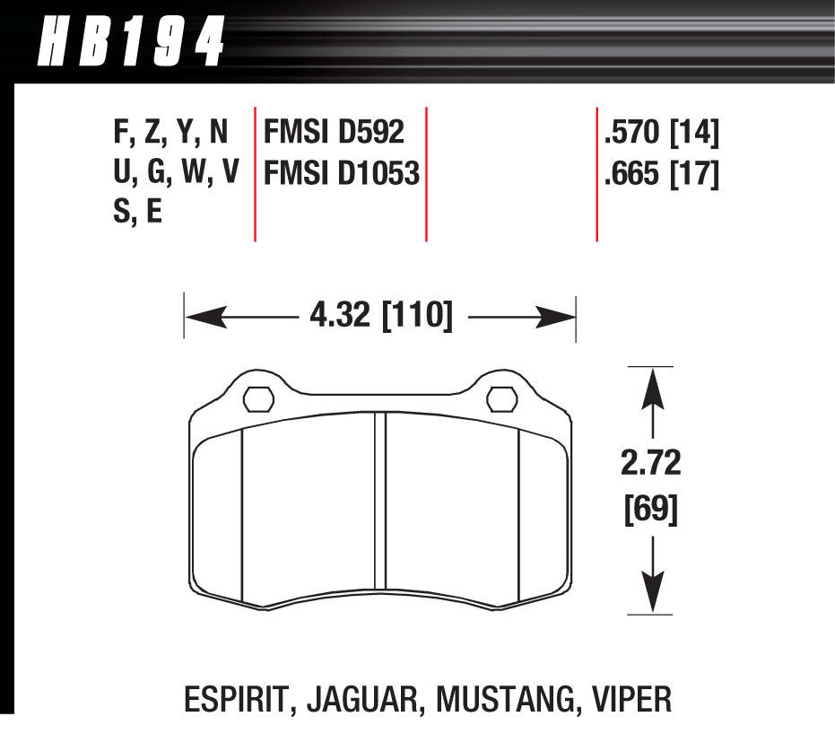 Performance Street Brake Pad (4)