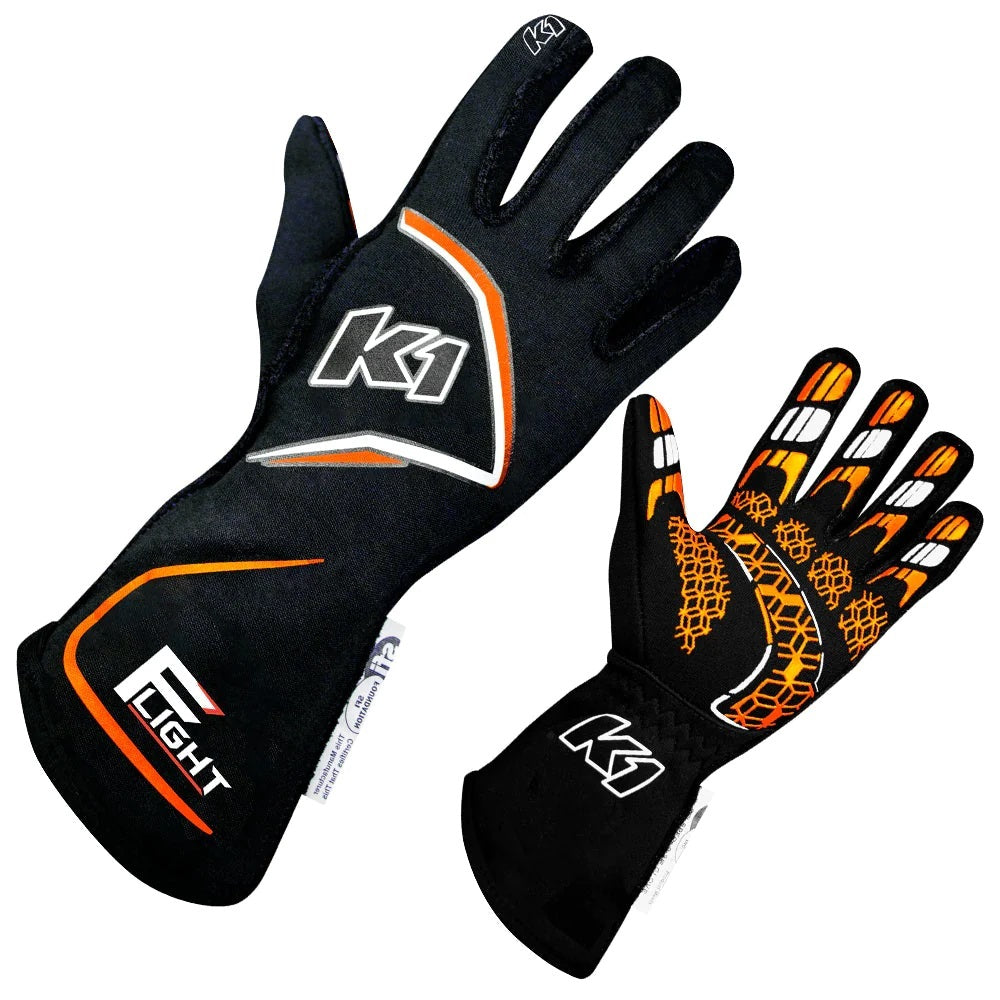 Gloves Flight XX-Large Black-Flo Oragne