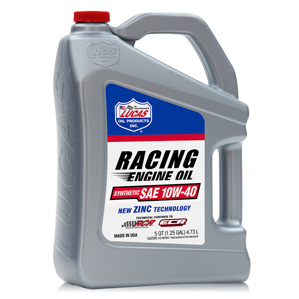 10w40 Synthetic Racing Oil 5 Quart Bottle