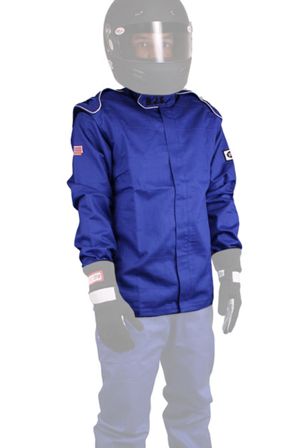 Jacket Blue Large SFI-1 FR Cotton