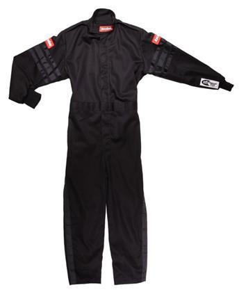 Black Suit Single Layer Kids X-Small Black Trim