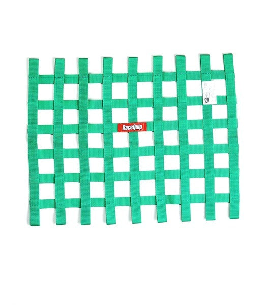 Ribbon Window Net SFI Green