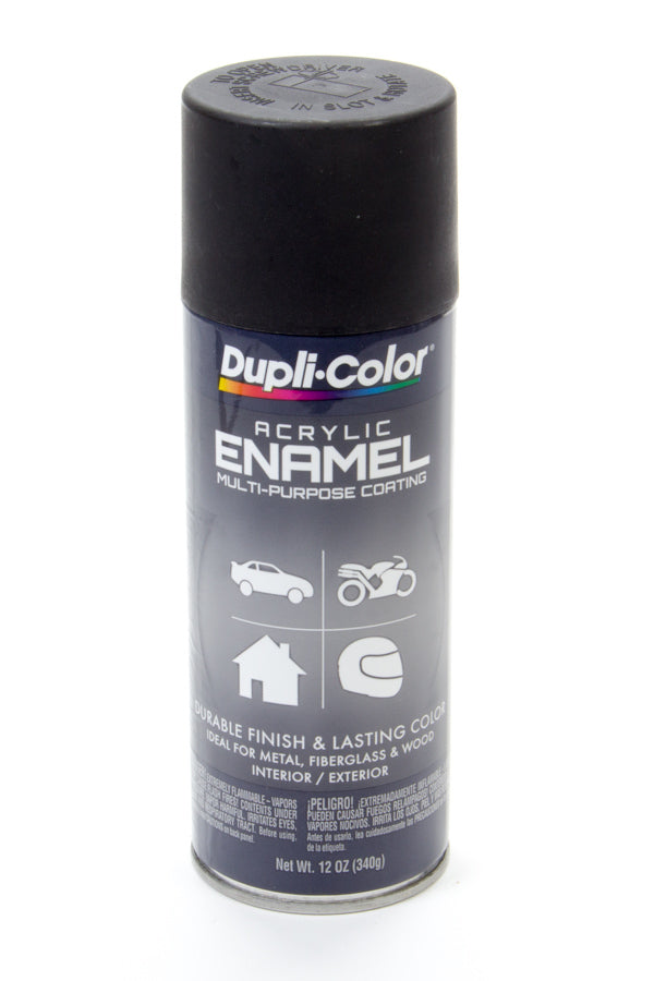 Flat Black Enamel Paint 12oz