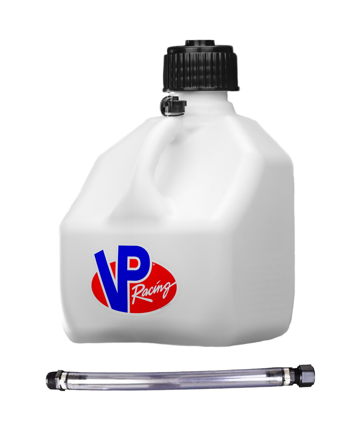 Motorsports Jug 3 Gal White Square w/Hose