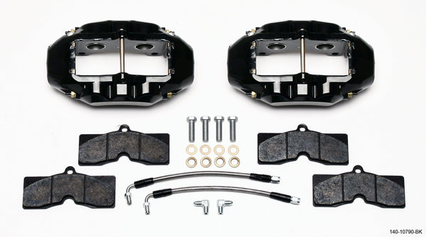 Rear Brake Kit 65-82 Corvette Black Caliper