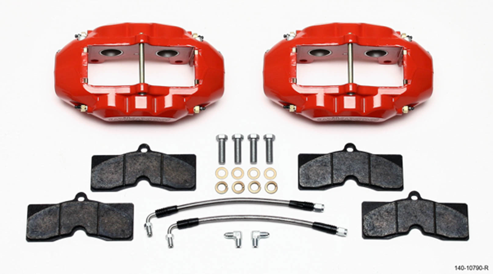 Rear Brake Kit 65-82 Corvette Red Powdercoat