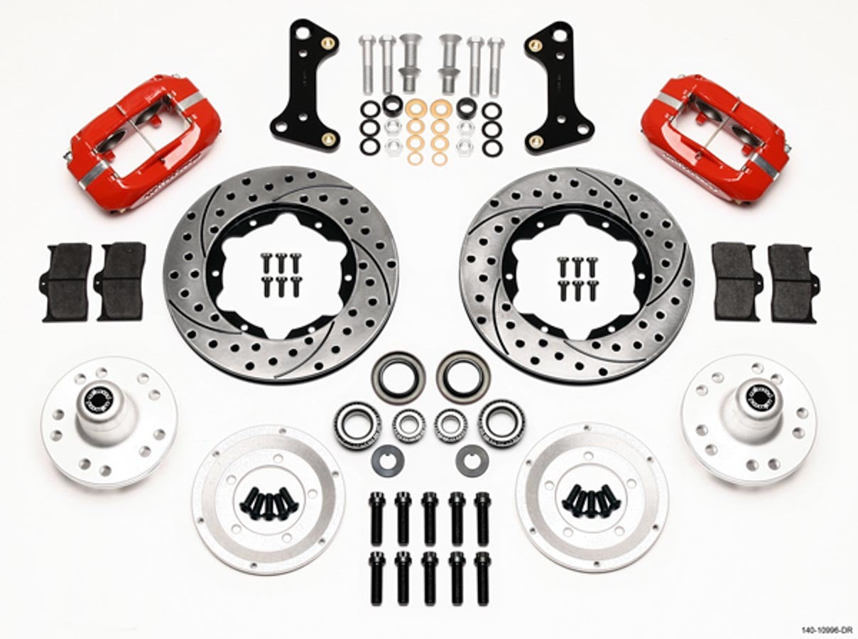 HD Front Brake Kit 67-72 Camaro/Nova Drilled