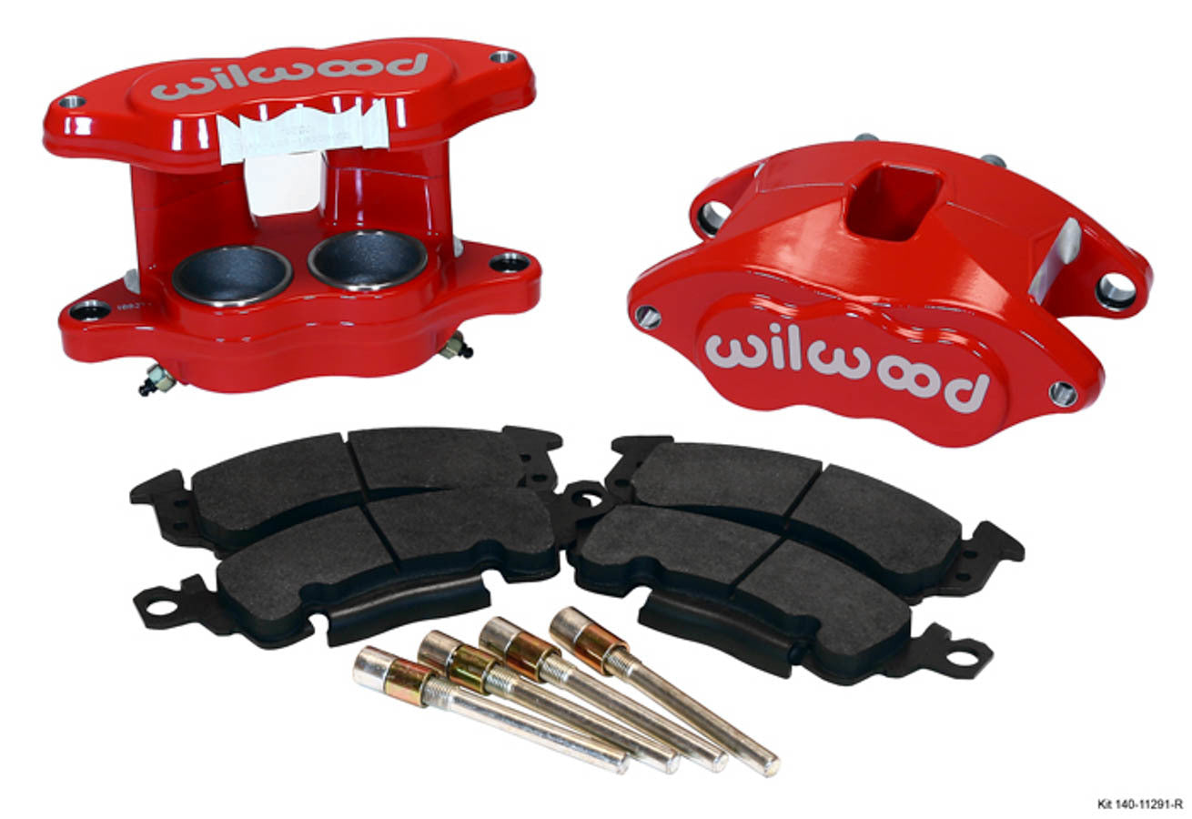 Front Caliper Kit D52/ Big GM Red Powdercoat