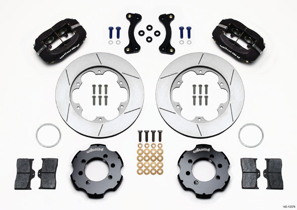 Front Disc Brake Kit Blk 90-05 Miata 11.00 GT