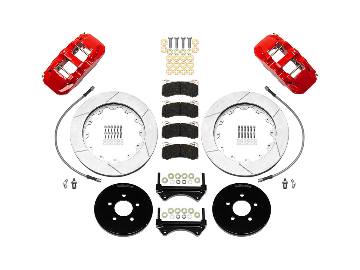 Brake Kit Front 94-04 Mustang 5 Lug Aero 6