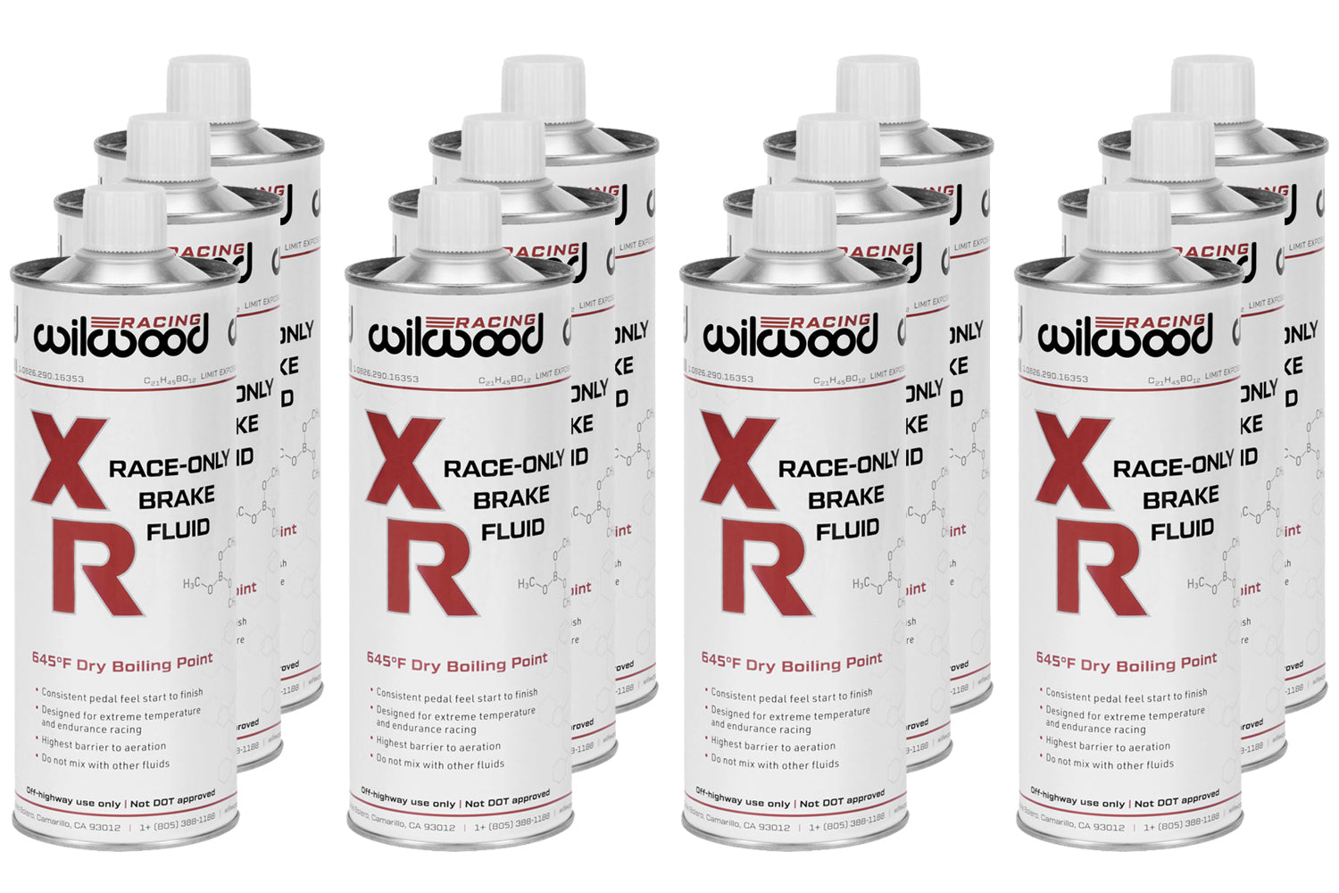 Brake Fluid XR Racing 500ml Can NON-DOT 12pk