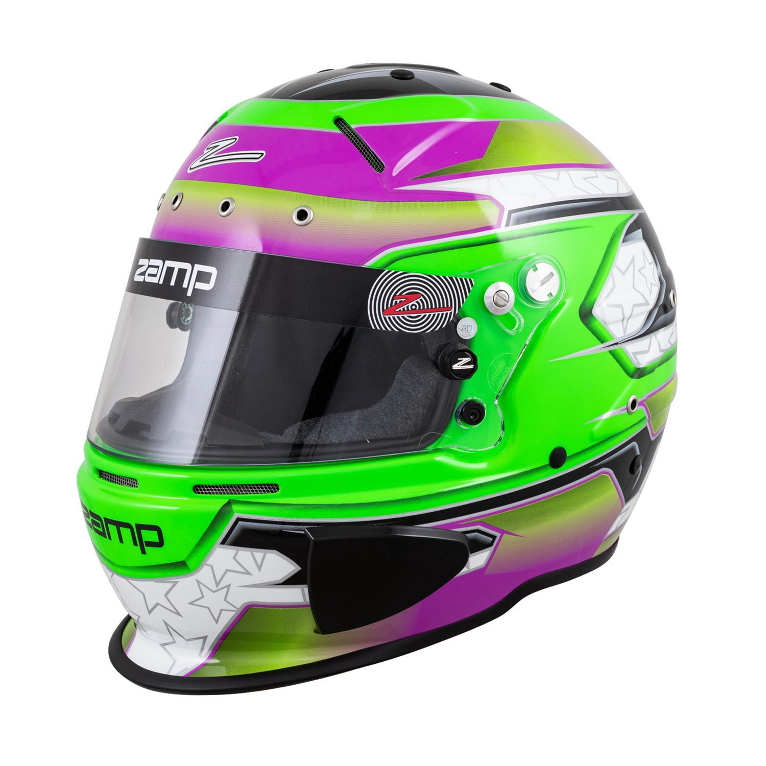 Helmet RZ-70E Switch L Grn/Purp SA2020/FIA